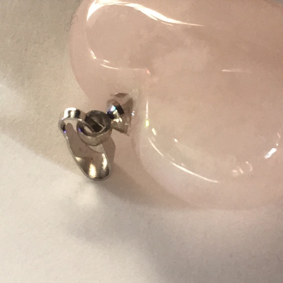 Rose Quartz Heart Pendant - Picture 3 of 4